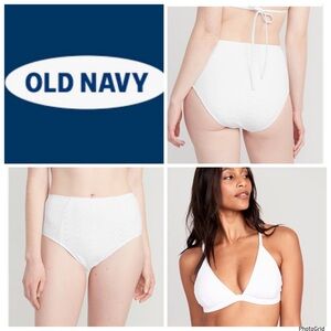 Old Navy 4X plus size white bikini swimsuit NWT